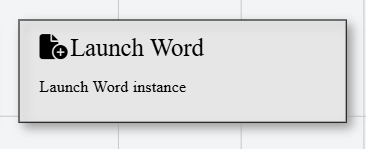 Launch Word Icon